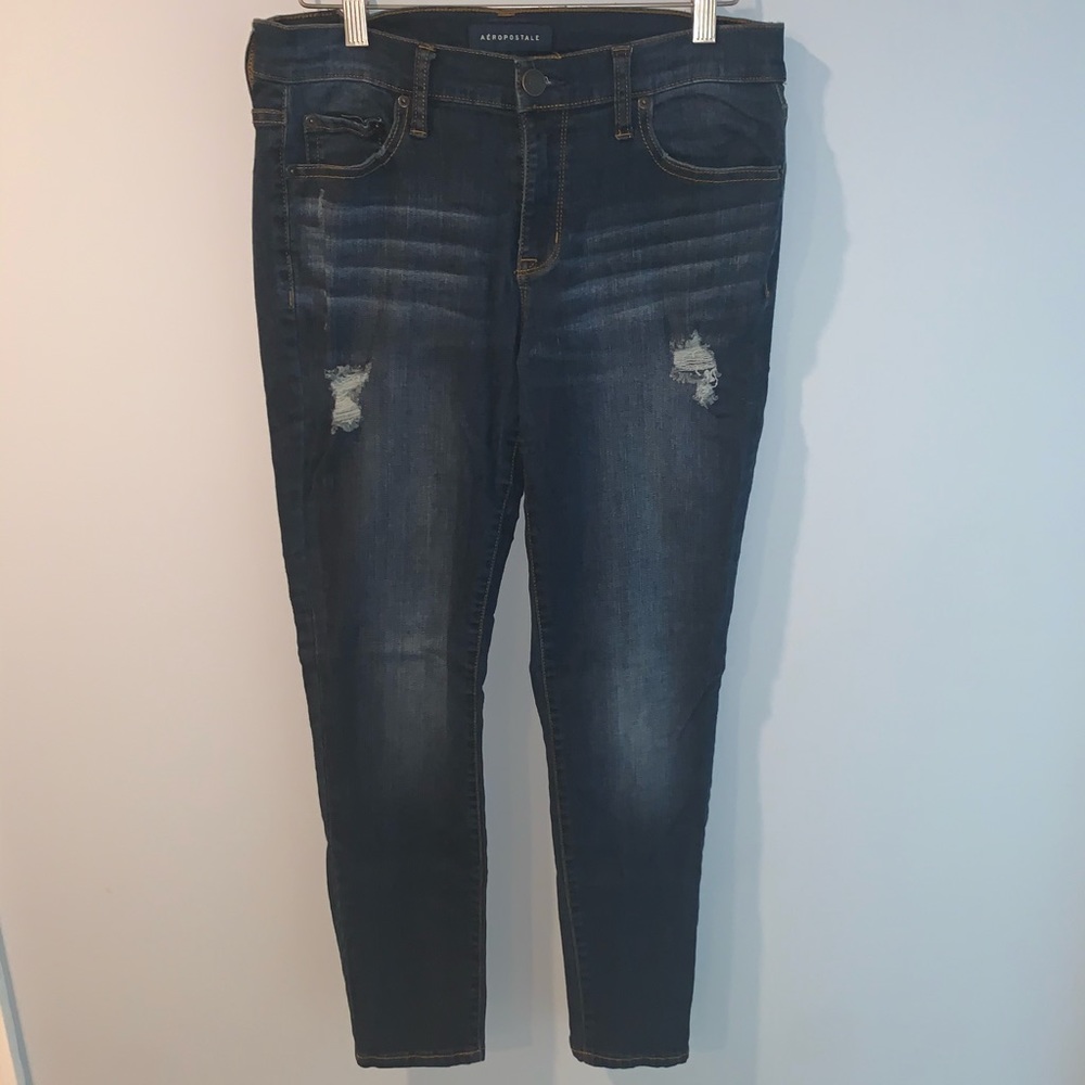 Dark wash jeggings